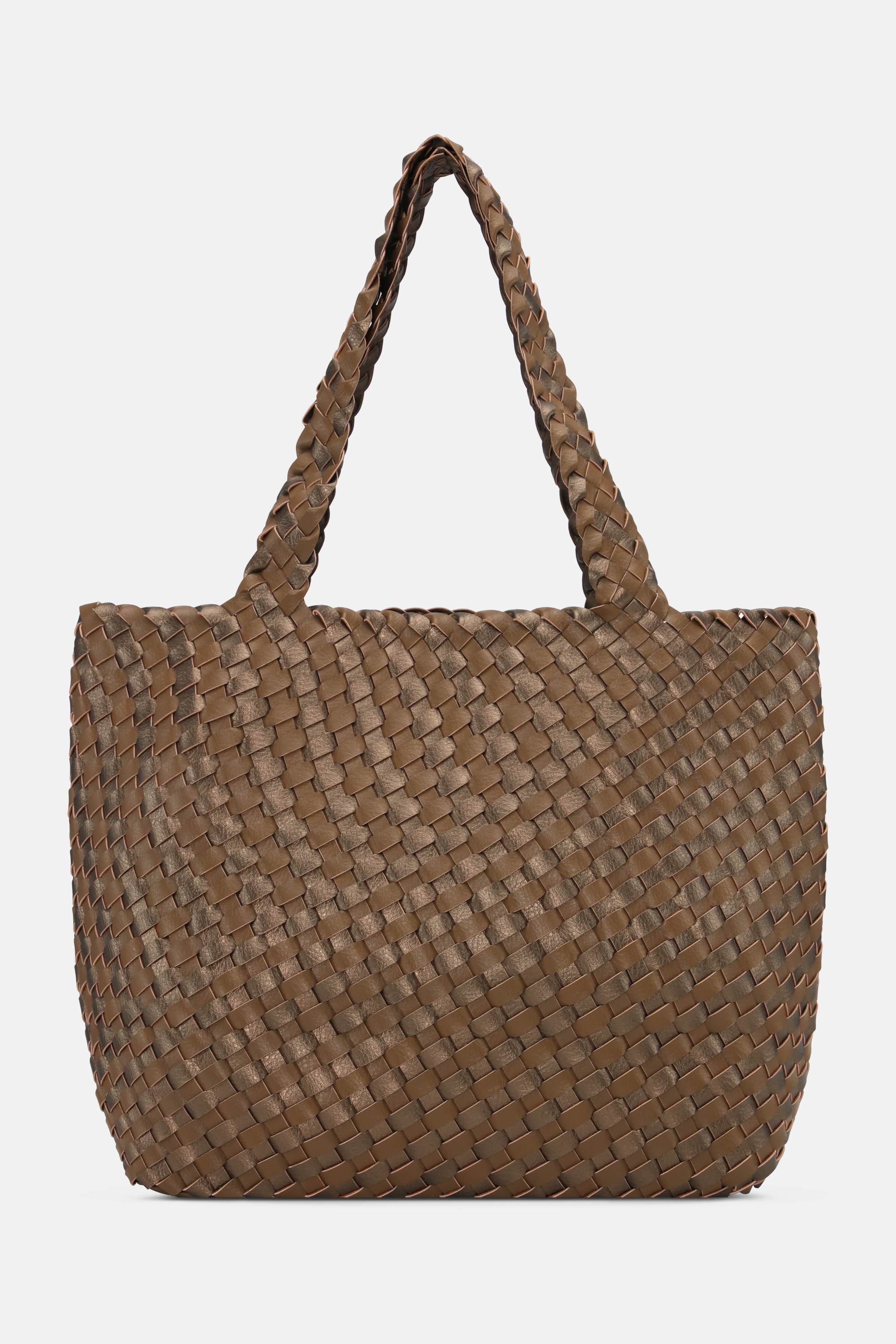 Tote Bag Trenzado - Otter Nougat